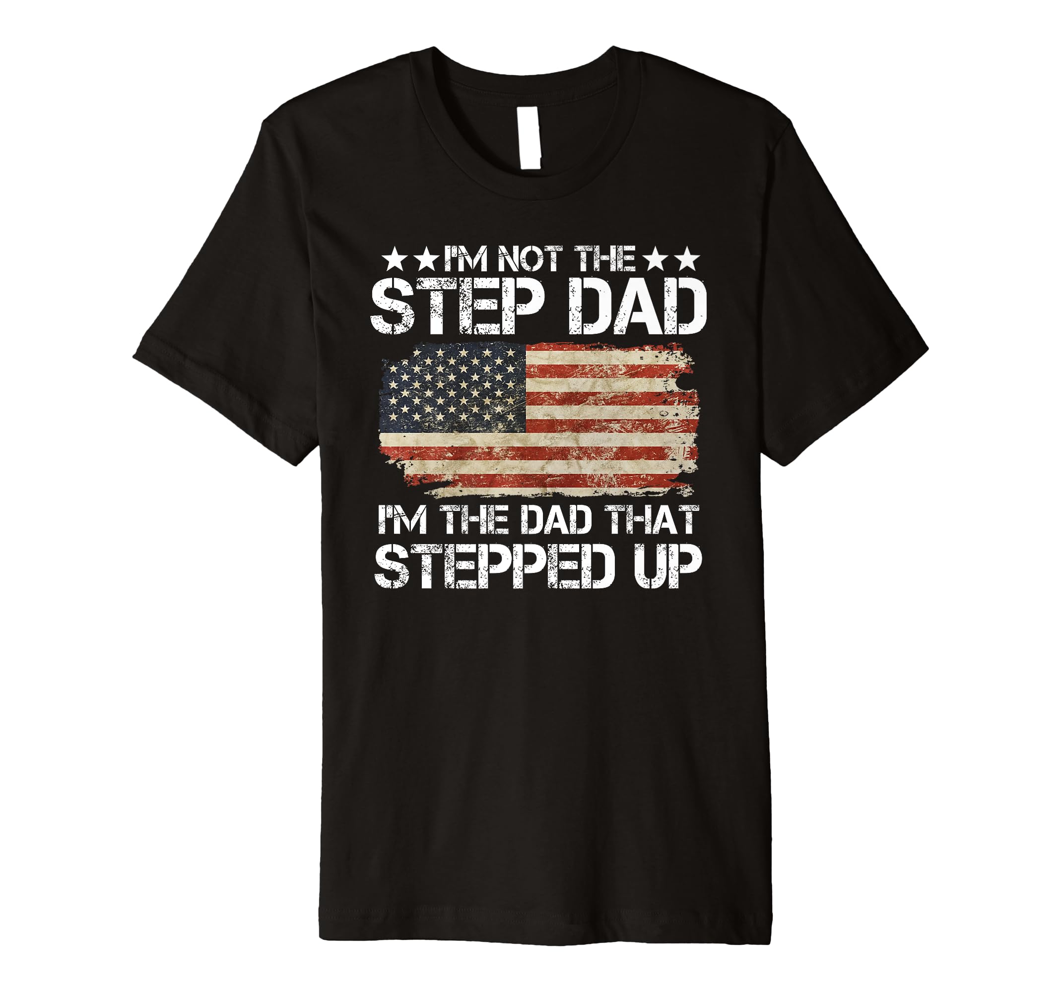 Dad Gift Fathers Day Worlds Best Stepdad T-Shirt - Graphic Print Unisex - T-Shirt, Sweatshirt, Hoodie