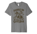 Bookish Western Cowgirl Texas Book T-Shirt - Unique Graphic for Adults - T-Shirt, Sweatshirt, Hoodie
