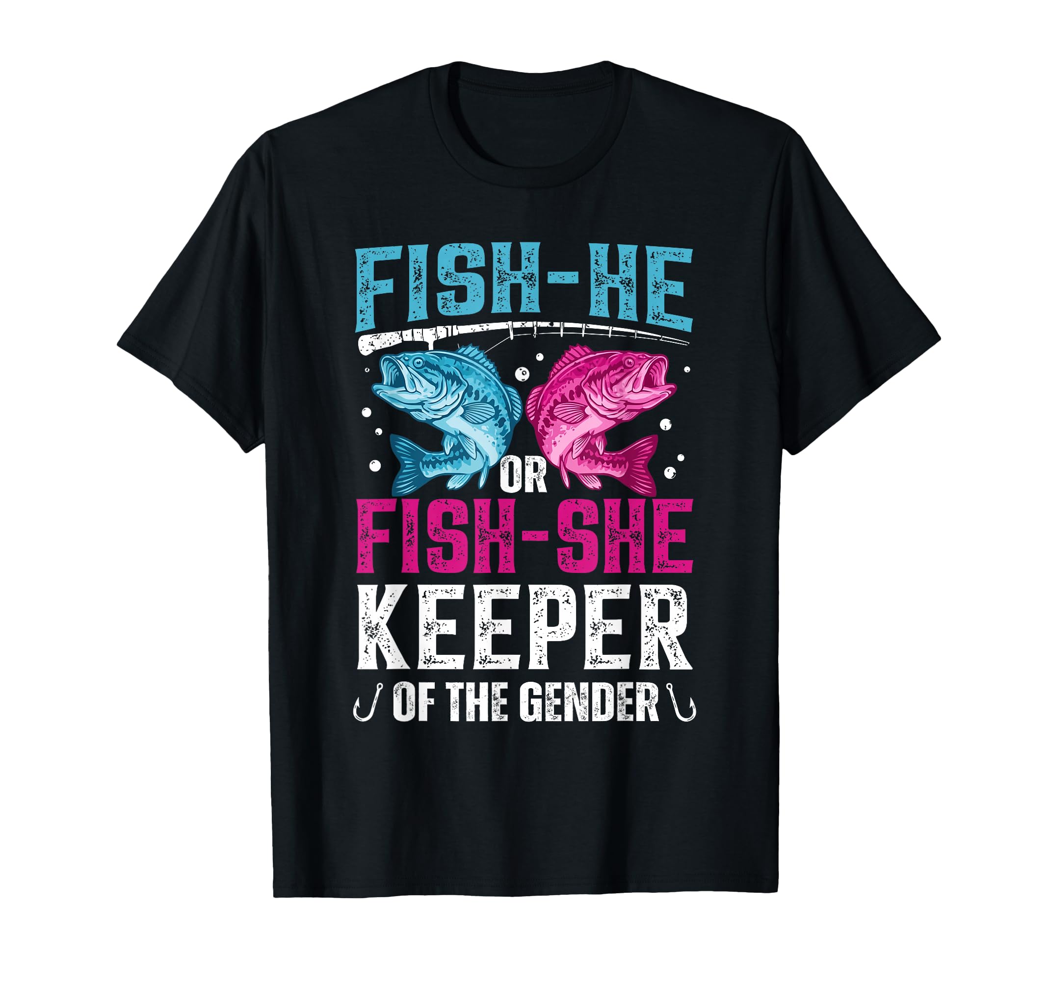 Keeper Gender Fish He Or Fish Gender T-Shirt - Graphic Print for Adults - T-Shirt, Sweatshirt, Hoodie