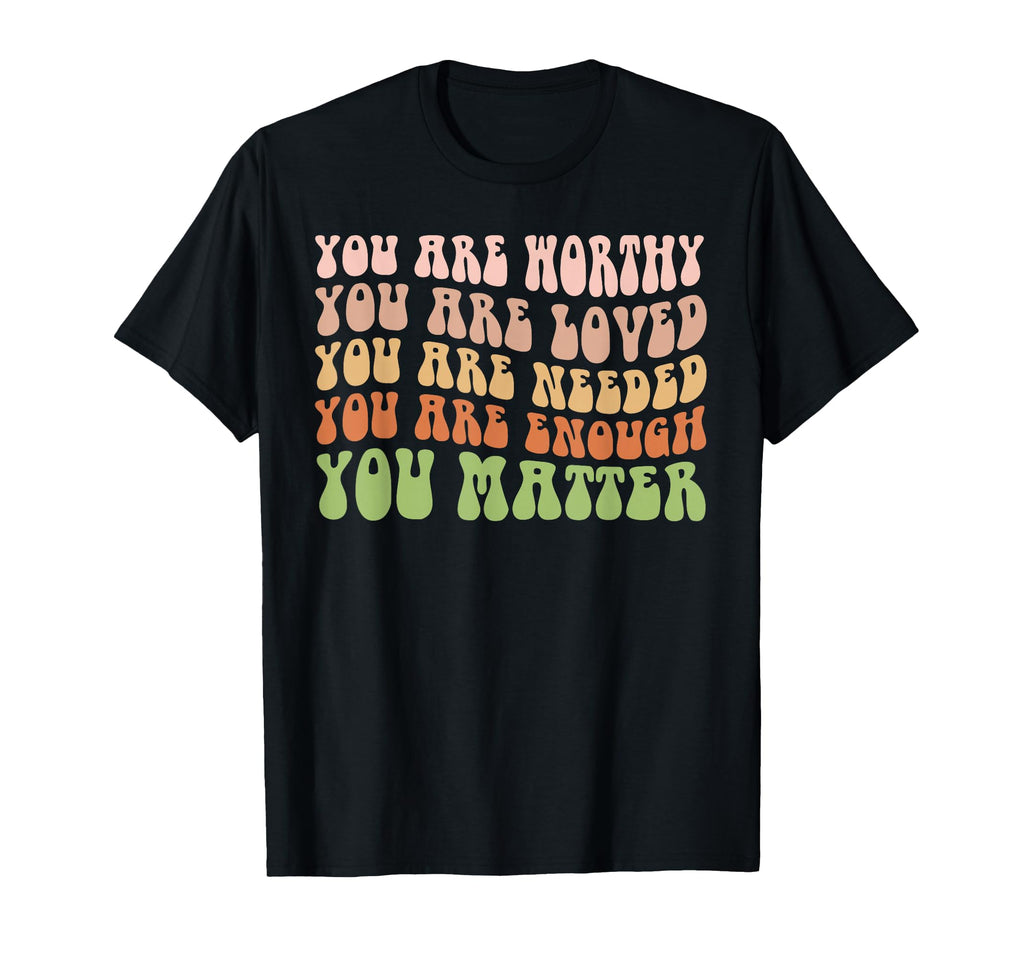 You Matter Kindness Be Kind Groovy T-Shirt - Unique Graphic for Adults - T-Shirt, Sweatshirt, Hoodie