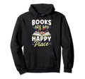 Reading Book Lover Flowers Books Are My Hoodie - Trendy Graphic Men Women - T-Shirt, Sweatshirt, Hoodie