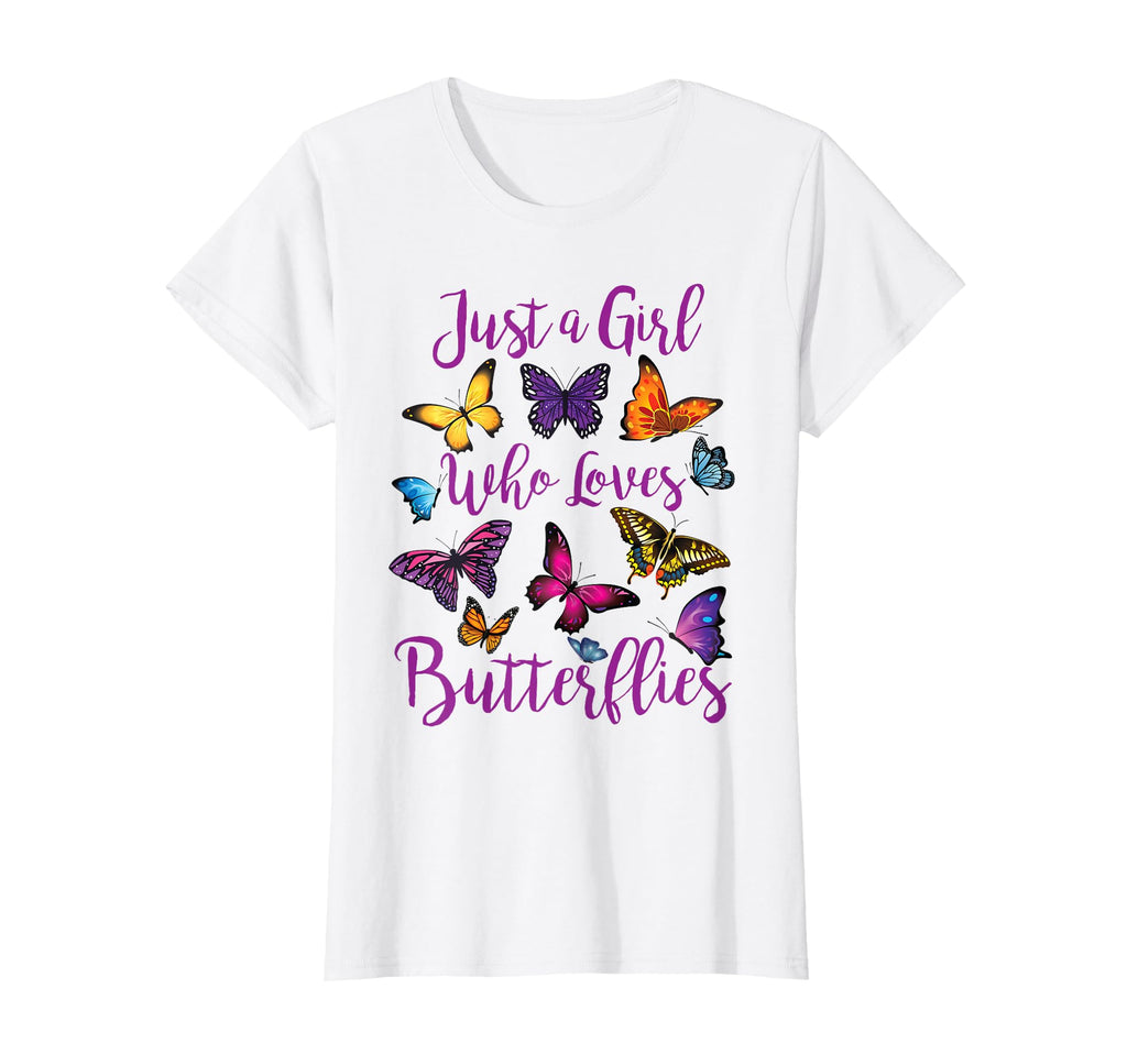 Butterfly Collection Just Who T-Shirt - Casual Everyday Wear Men Women - T-Shirt, Sweatshirt, Hoodie