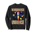 Neurodiversity Universe Asd Brain Sweatshirt - Minimalist Print Unisex - T-Shirt, Sweatshirt, Hoodie