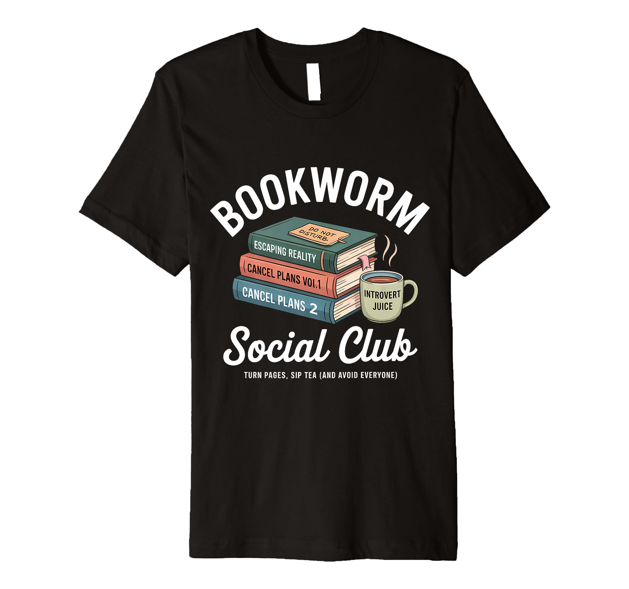 Bookworm Social Club Introvert T-Shirt - Casual Everyday Wear for Adults - T-Shirt, Sweatshirt, Hoodie