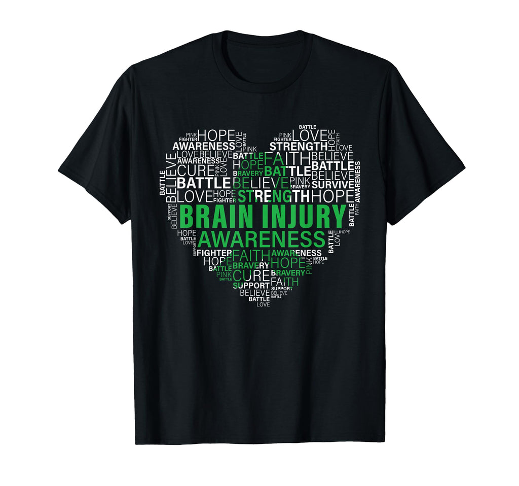Brain Injury Awareness Fighting Hope T-Shirt - Aesthetic Graphic Men Women - T-Shirt, Sweatshirt, Hoodie