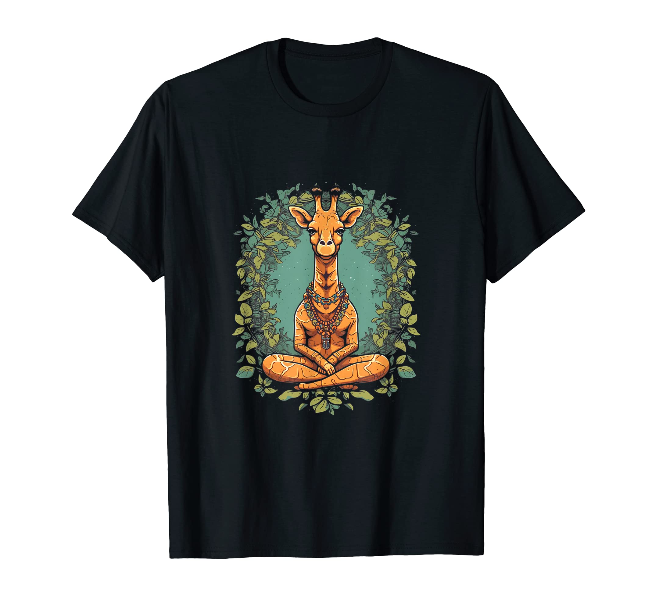 Yoga Giraffe Meditation Mindfulness Zen T-Shirt - Trendy Graphic Unisex - T-Shirt, Sweatshirt, Hoodie