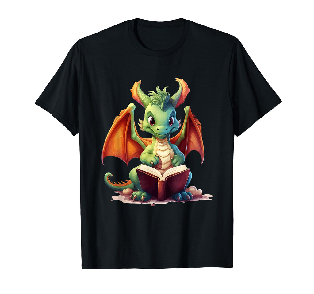 Funny Bookworm And Dragons Hoodie - Fun Novelty Design Unisex - T-Shirt, Sweatshirt, Hoodie