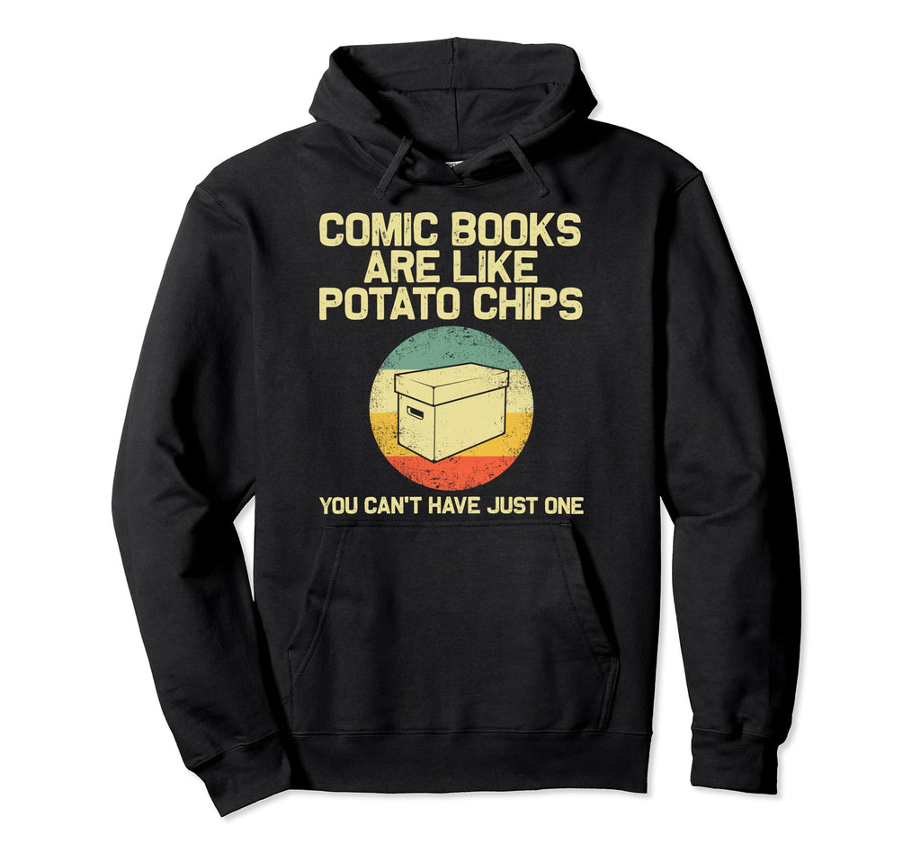Comic Book Comic Book Lovers Books Nerd Hoodie - Graphic Print for Adults - T-Shirt, Sweatshirt, Hoodie