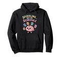 Spiraling But Schedule Funny Anxious Hoodie - Minimalist Print for Adults - T-Shirt, Sweatshirt, Hoodie