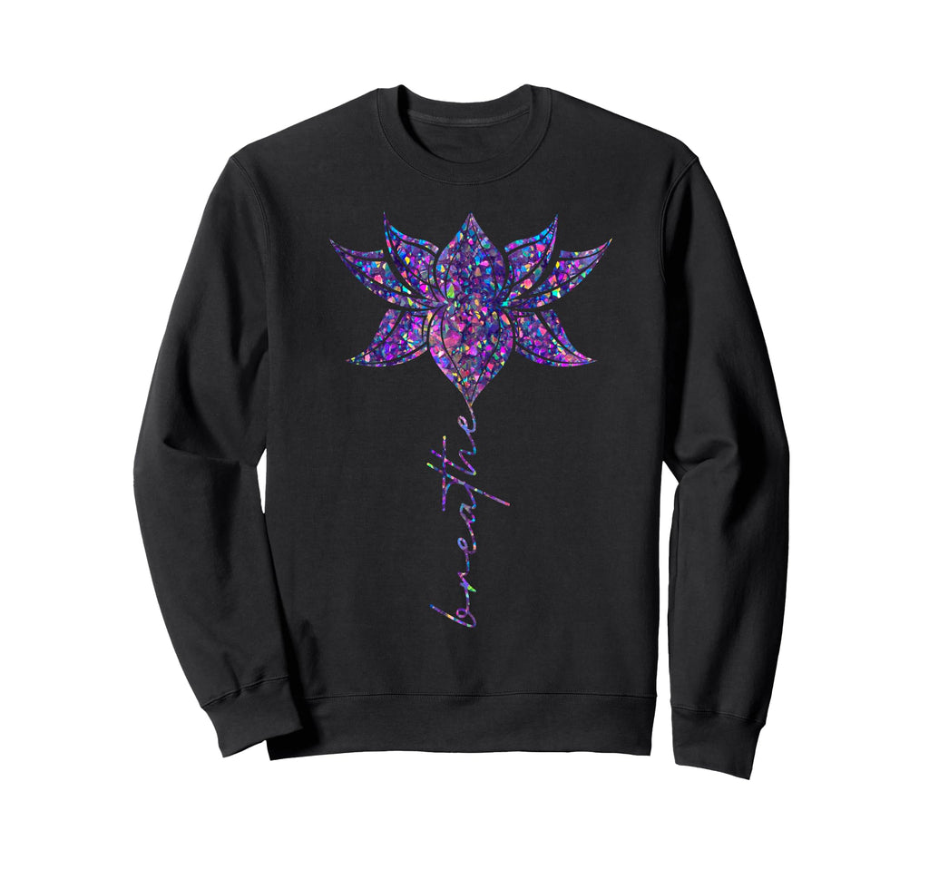 Yoga Meditation Chakra Lotus Sweatshirt - Fun Novelty Design Men Women - T-Shirt, Sweatshirt, Hoodie