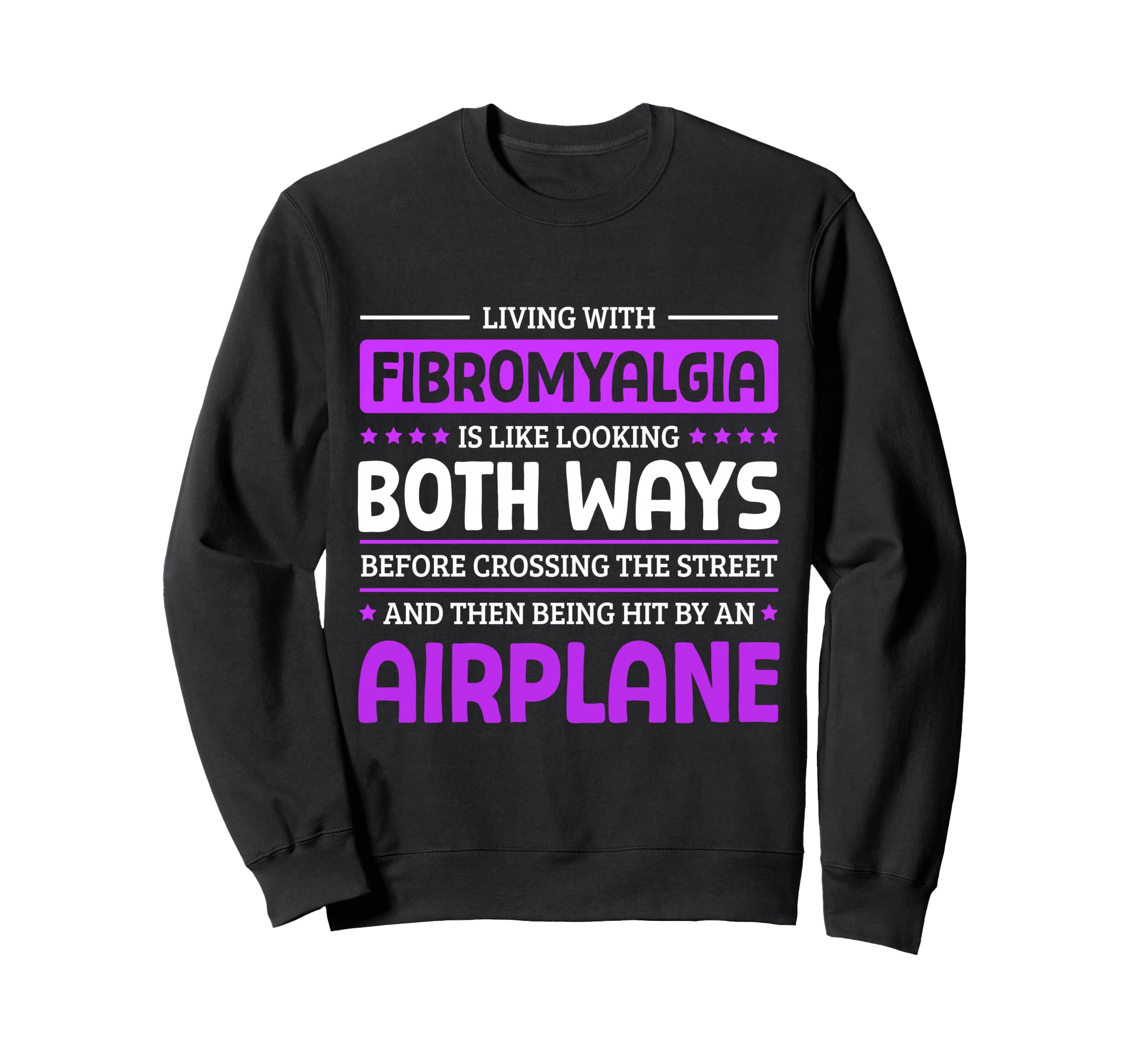 Living Fibromyalgia Awareness Sweatshirt - Minimalist Print for Adults - T-Shirt, Sweatshirt, Hoodie