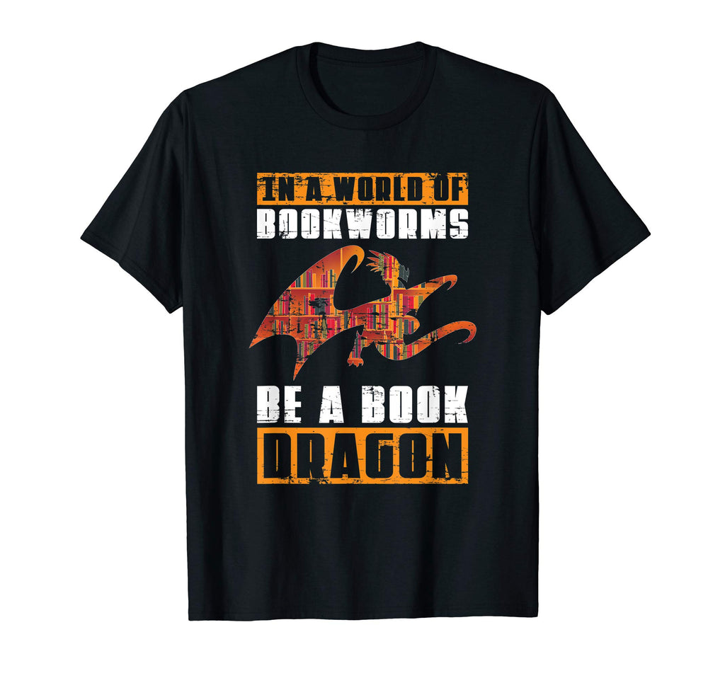 Asian Animal Book Dragon Librarian T-Shirt - Custom Art Print for Adults - T-Shirt, Sweatshirt, Hoodie