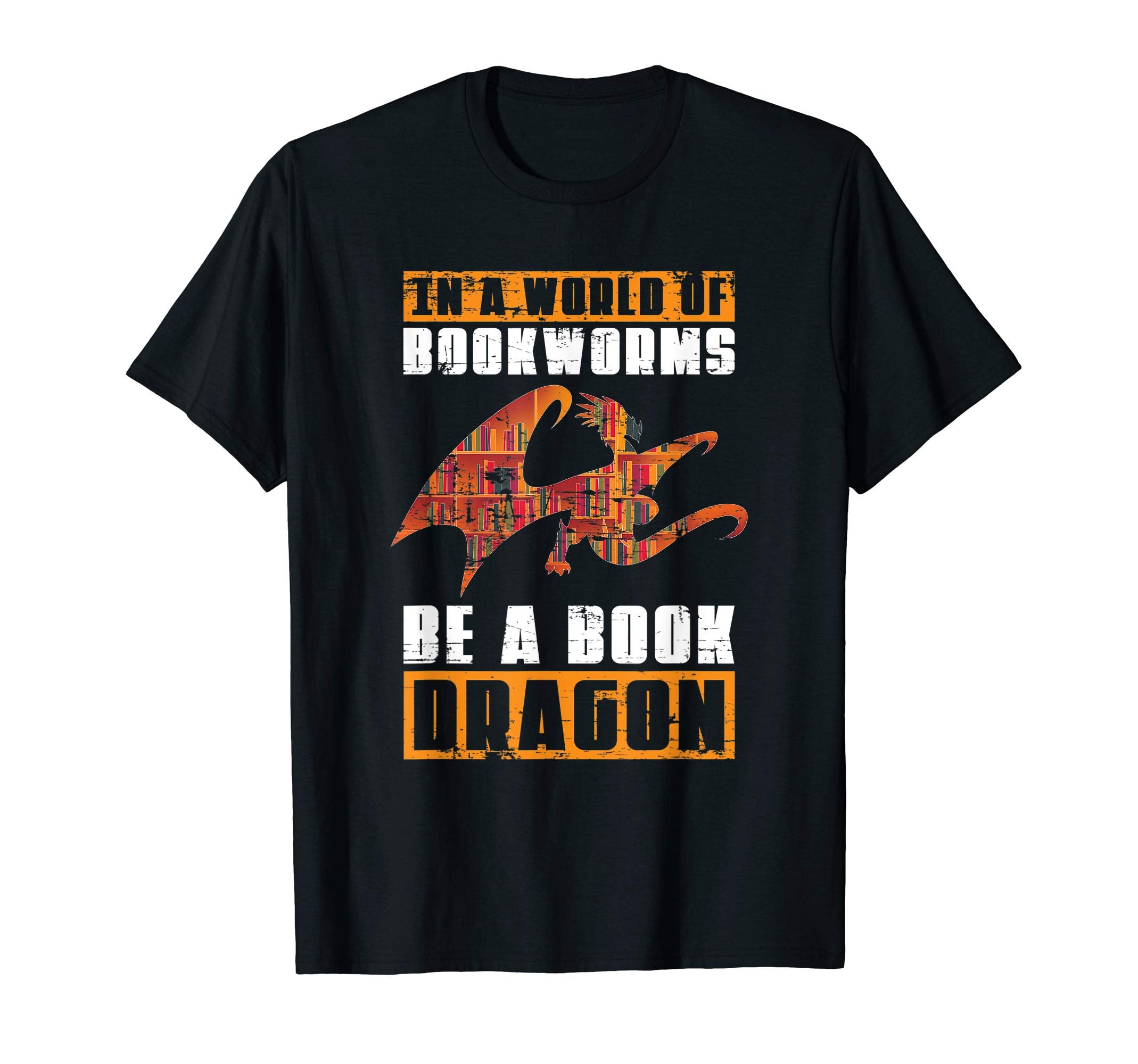 Asian Animal Book Dragon Librarian T-Shirt - Custom Art Print for Adults - T-Shirt, Sweatshirt, Hoodie