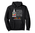 Mental Health Matters End Stigma Hoodie - Aesthetic Graphic for Adults - T-Shirt, Sweatshirt, Hoodie