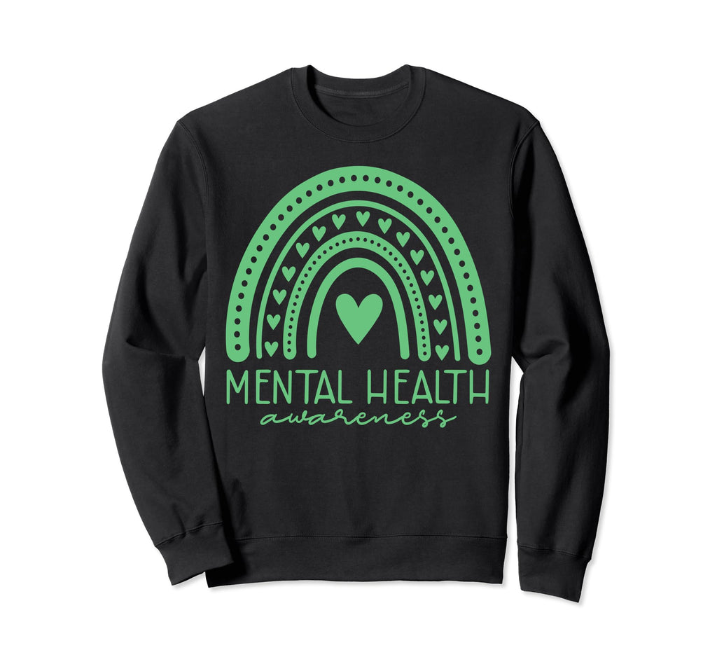 Mental Health Awareness We Wear Sweatshirt - Graphic Print for Adults - T-Shirt, Sweatshirt, Hoodie