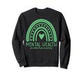Mental Health Awareness We Wear Sweatshirt - Graphic Print for Adults - T-Shirt, Sweatshirt, Hoodie