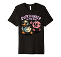 Overthinker Run Duck T-Shirt - Minimalist Print Men Women - T-Shirt, Sweatshirt, Hoodie