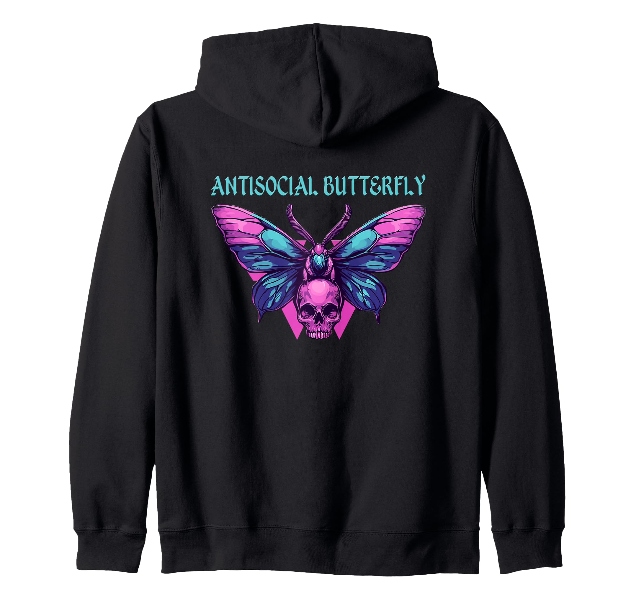 Antisocial Butterfly Gift Sweatshirt - Minimalist Print for Adults - T-Shirt, Sweatshirt, Hoodie