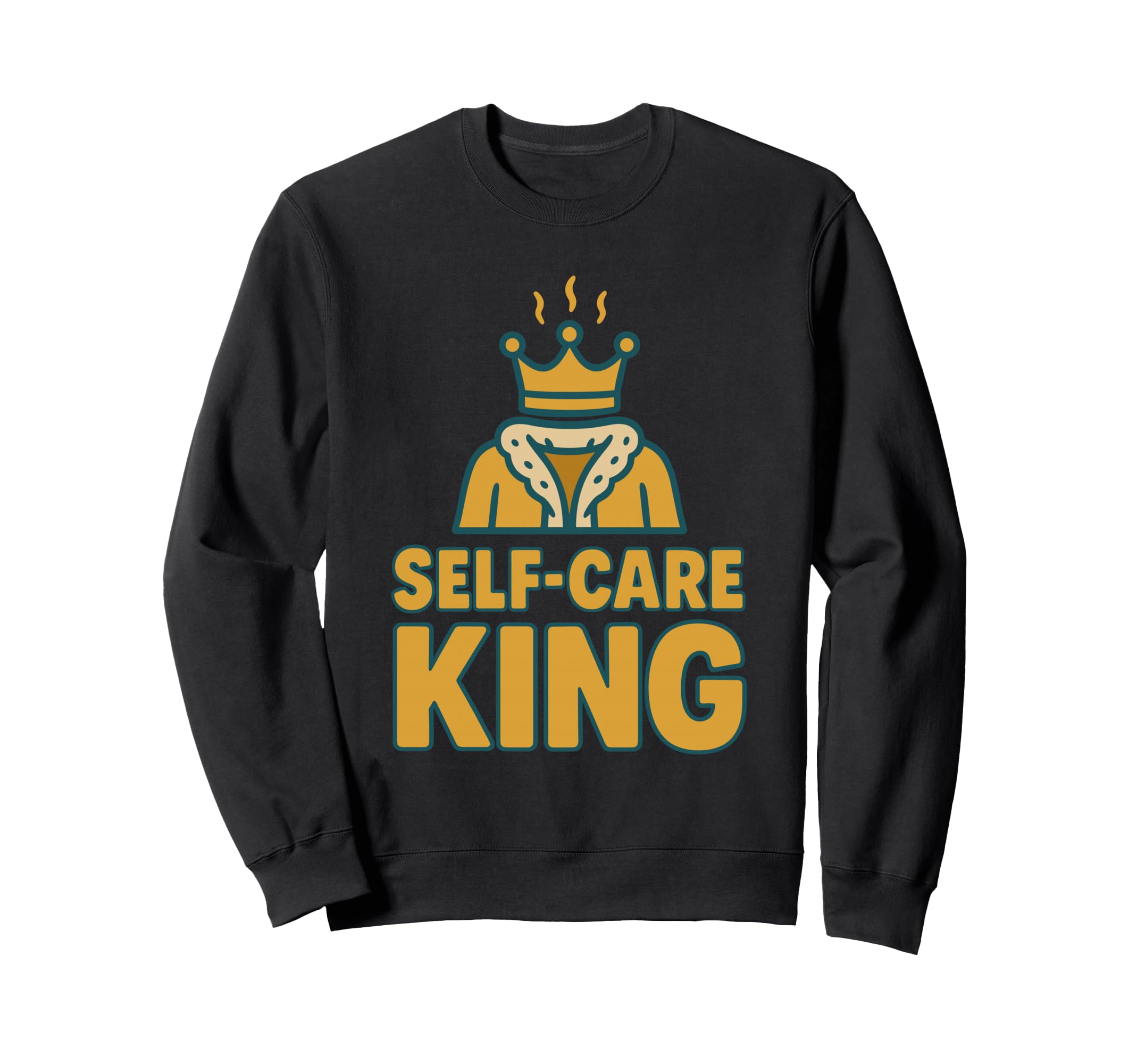 Self Care Dad Spa Day Mens Sweatshirt - Minimalist Print Men Women - T-Shirt, Sweatshirt, Hoodie