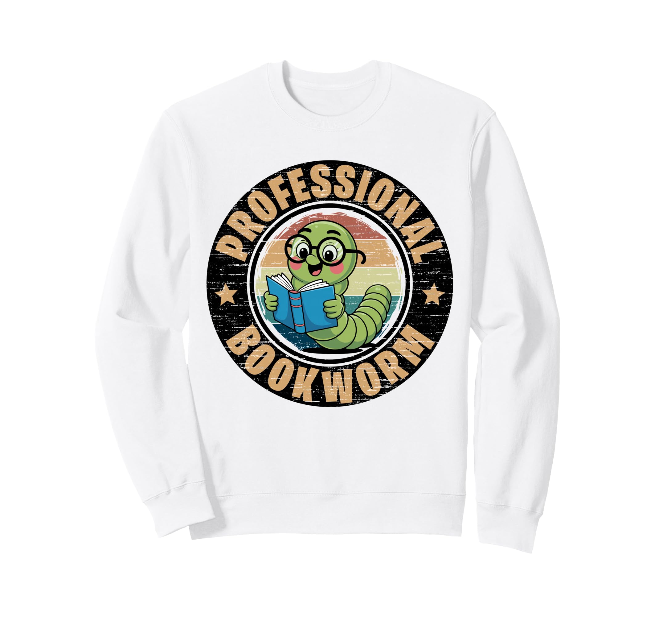 Professional Bookworm Bookish Book Sweatshirt - Minimalist Print Unisex - T-Shirt, Sweatshirt, Hoodie