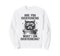 Are You Overthinking What Im Sweatshirt - Fun Novelty Design Unisex - T-Shirt, Sweatshirt, Hoodie