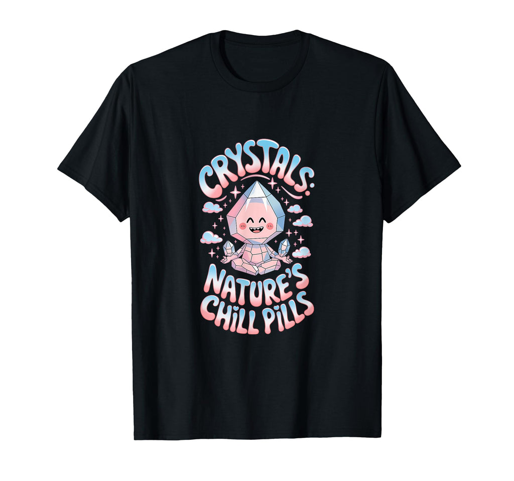 Healing Stone Crystals Energy T-Shirt - Custom Art Print for Adults - T-Shirt, Sweatshirt, Hoodie