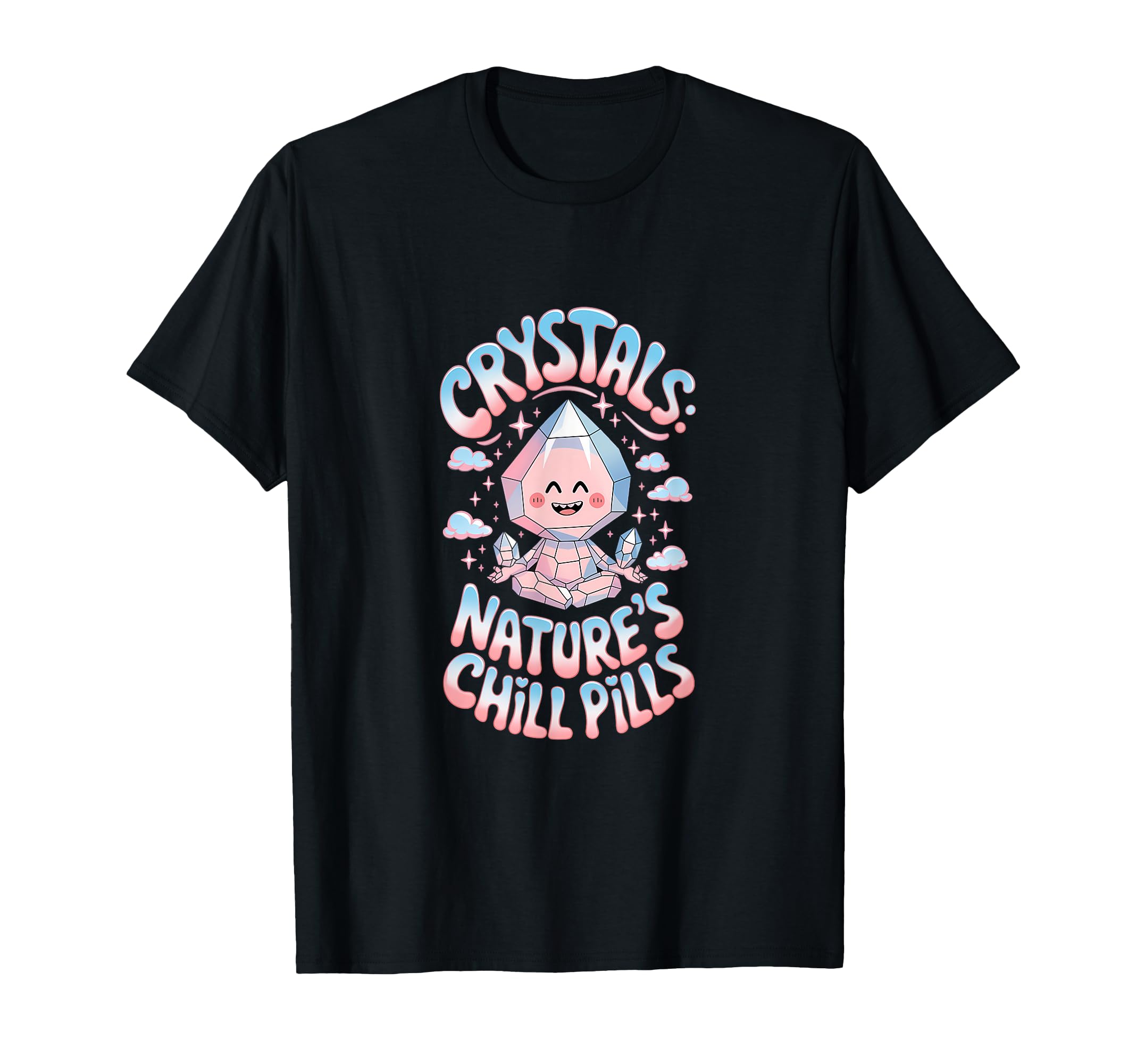 Healing Stone Crystals Energy T-Shirt - Custom Art Print for Adults - T-Shirt, Sweatshirt, Hoodie