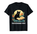 Cat Reading Book Teachers Pet T-Shirt - Casual Everyday Wear Men Women - T-Shirt, Sweatshirt, Hoodie