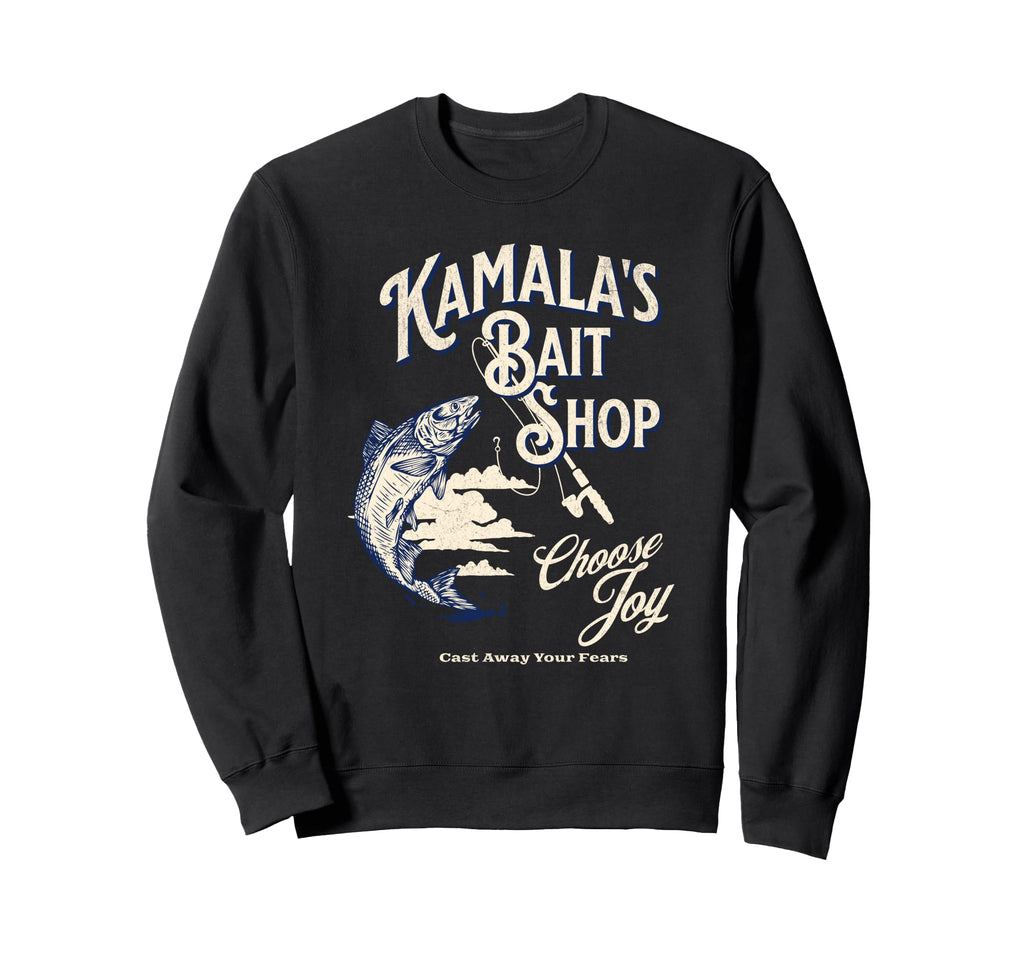 Kamalas Bait Shop Harris Sweatshirt - Casual Everyday Wear Men Women - T-Shirt, Sweatshirt, Hoodie