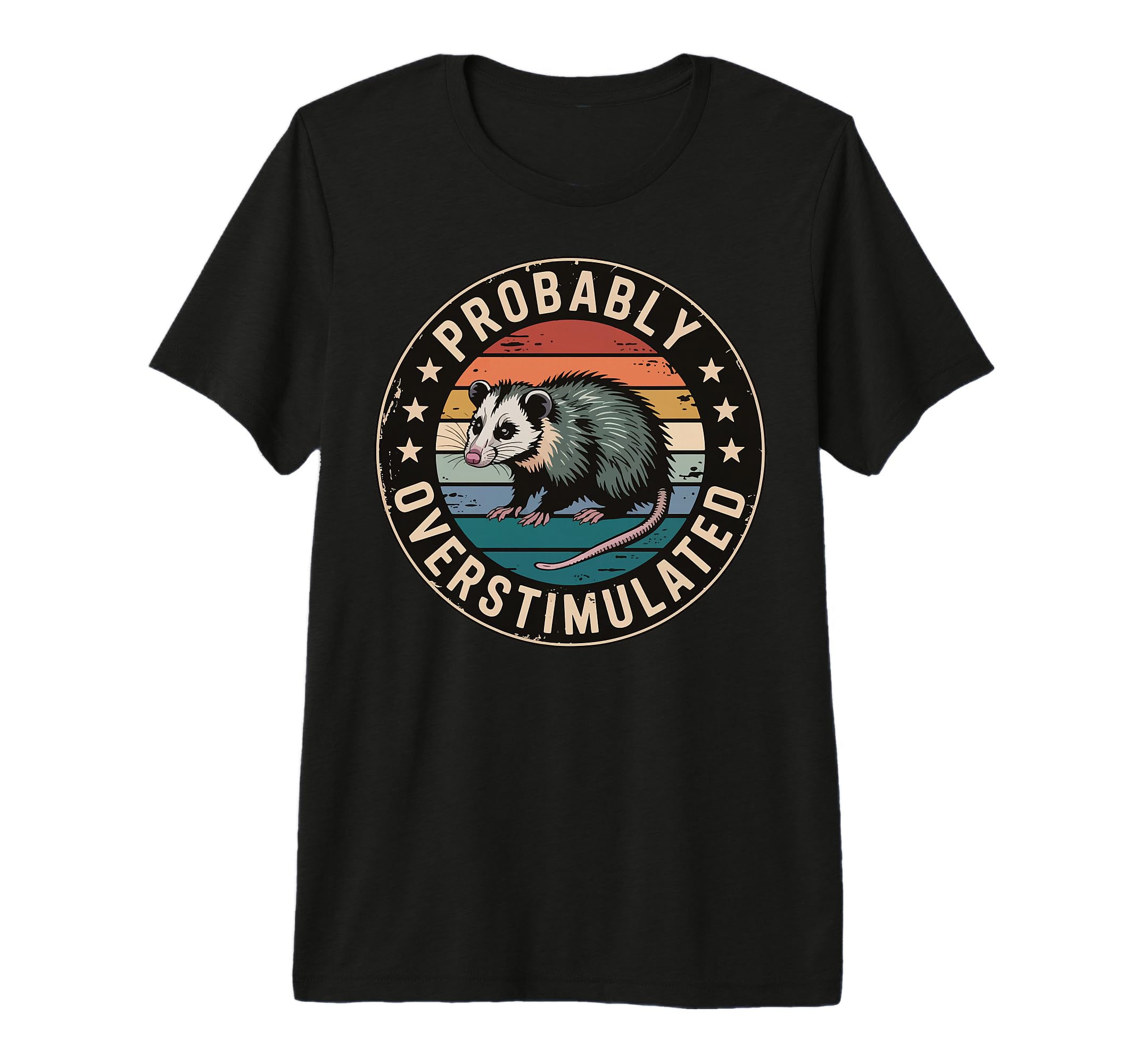 Probably Overstimulated Tri Blend T-Shirt - Casual Everyday Wear for Adults - T-Shirt, Sweatshirt, Hoodie