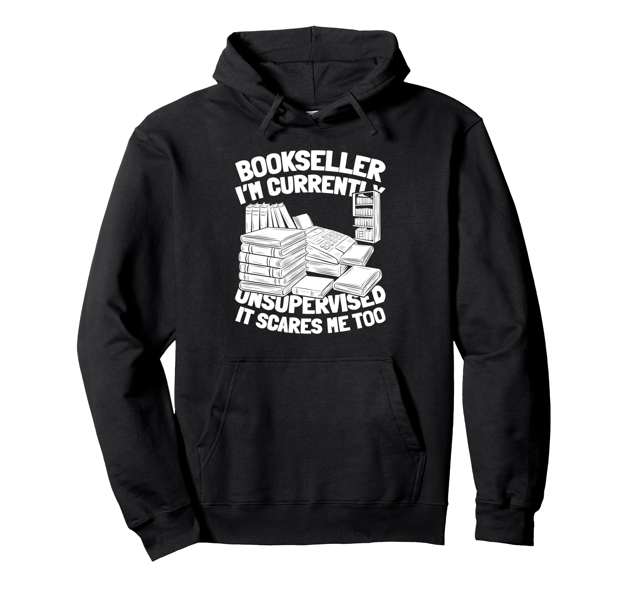 Retail Shop Literature Bookseller Hoodie - Aesthetic Graphic for Adults - T-Shirt, Sweatshirt, Hoodie