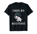 Elephant Choose Joy Positive T-Shirt - Aesthetic Graphic Unisex - T-Shirt, Sweatshirt, Hoodie