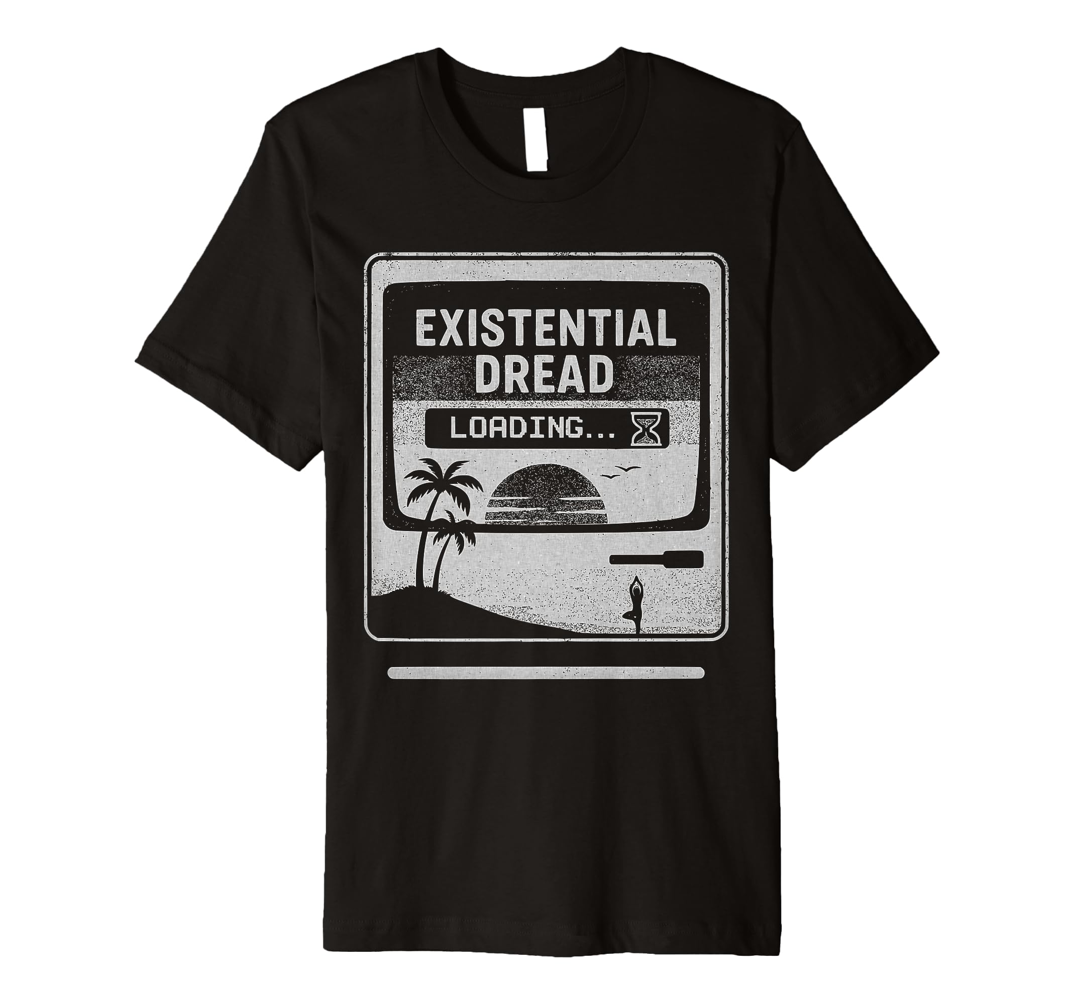 Loading Tech Computer T-Shirt - Fun Novelty Design for Adults - T-Shirt, Sweatshirt, Hoodie