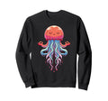 Meditation Jellyfish Yoga Pose Sweatshirt - Custom Art Print Men Women - T-Shirt, Sweatshirt, Hoodie
