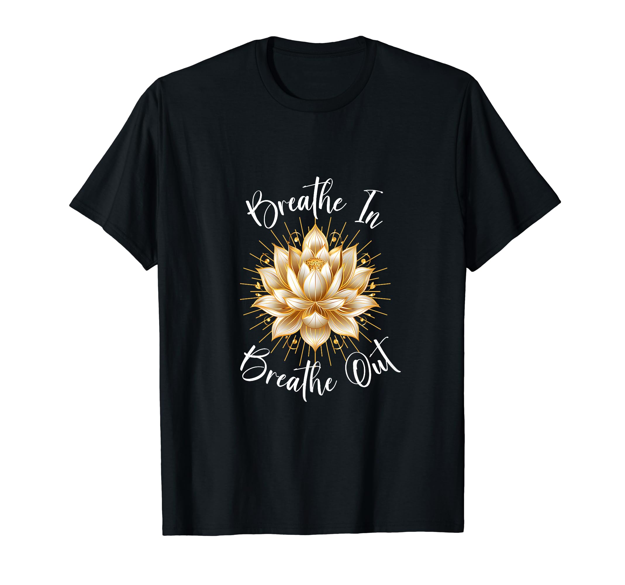 Lotus Flower Inner Peace Mindfulness T-Shirt - Trendy Graphic for Adults - T-Shirt, Sweatshirt, Hoodie