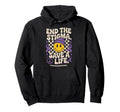 End Stigma Save Life Groovy Overdose Hoodie - Custom Art Print Men Women - T-Shirt, Sweatshirt, Hoodie