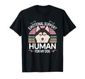 Black Husky Dog Emotional Support T-Shirt - Aesthetic Graphic for Adults - T-Shirt, Sweatshirt, Hoodie