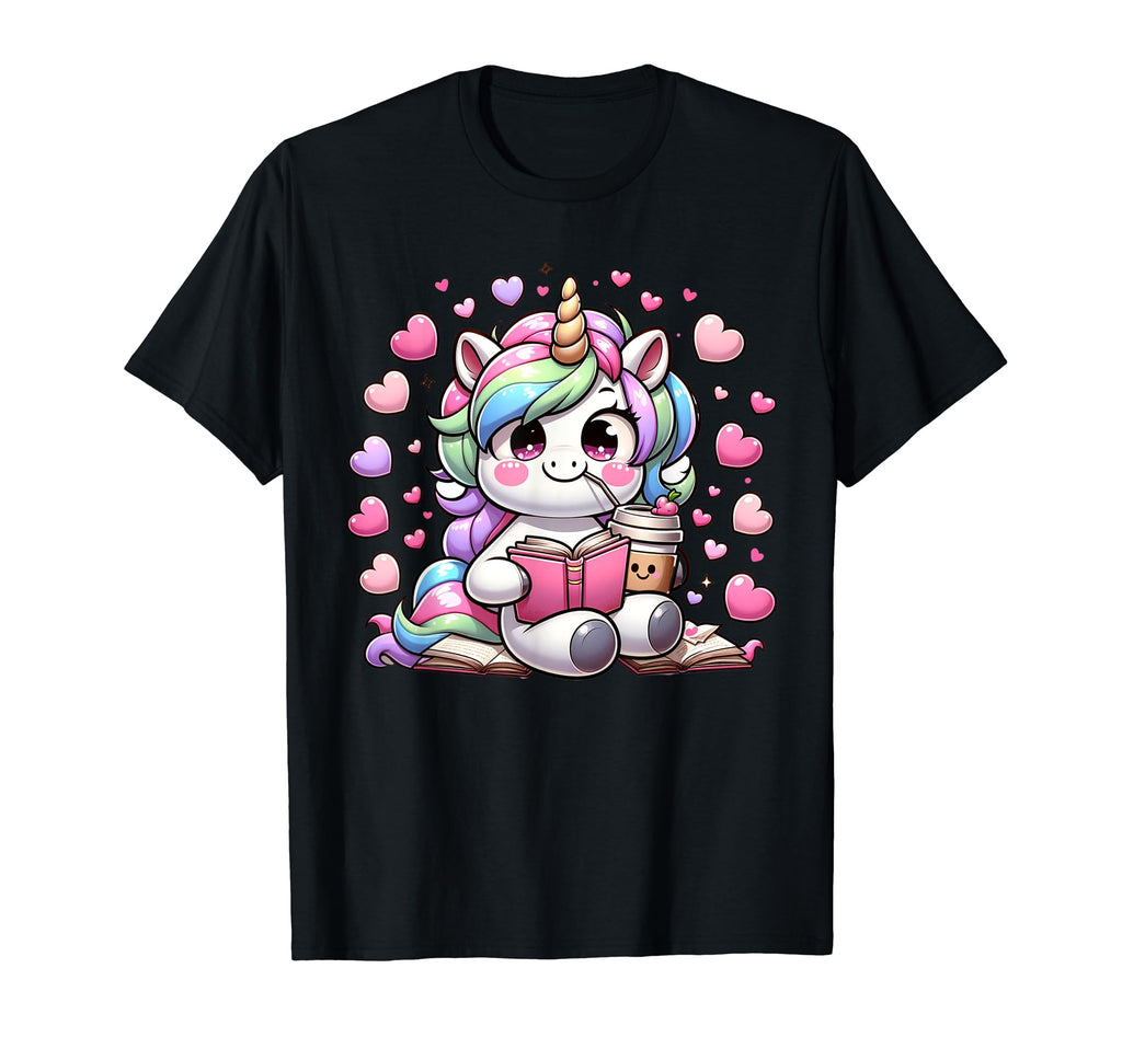 Funny Anime Kawaii Rainbow Unicorn T-Shirt - Novelty Apparel Unisex - T-Shirt, Sweatshirt, Hoodie