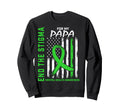 Green Ribbon Mental Health Awareness Sweatshirt - Streetwear Style Unisex - T-Shirt, Sweatshirt, Hoodie