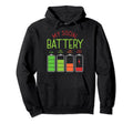 My Social Battery Antisocial Not People Hoodie - Fun Novelty Design Unisex - T-Shirt, Sweatshirt, Hoodie