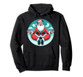 Meditation Santa Yoga Pose Relaxing Hoodie - Novelty Apparel Men Women - T-Shirt, Sweatshirt, Hoodie