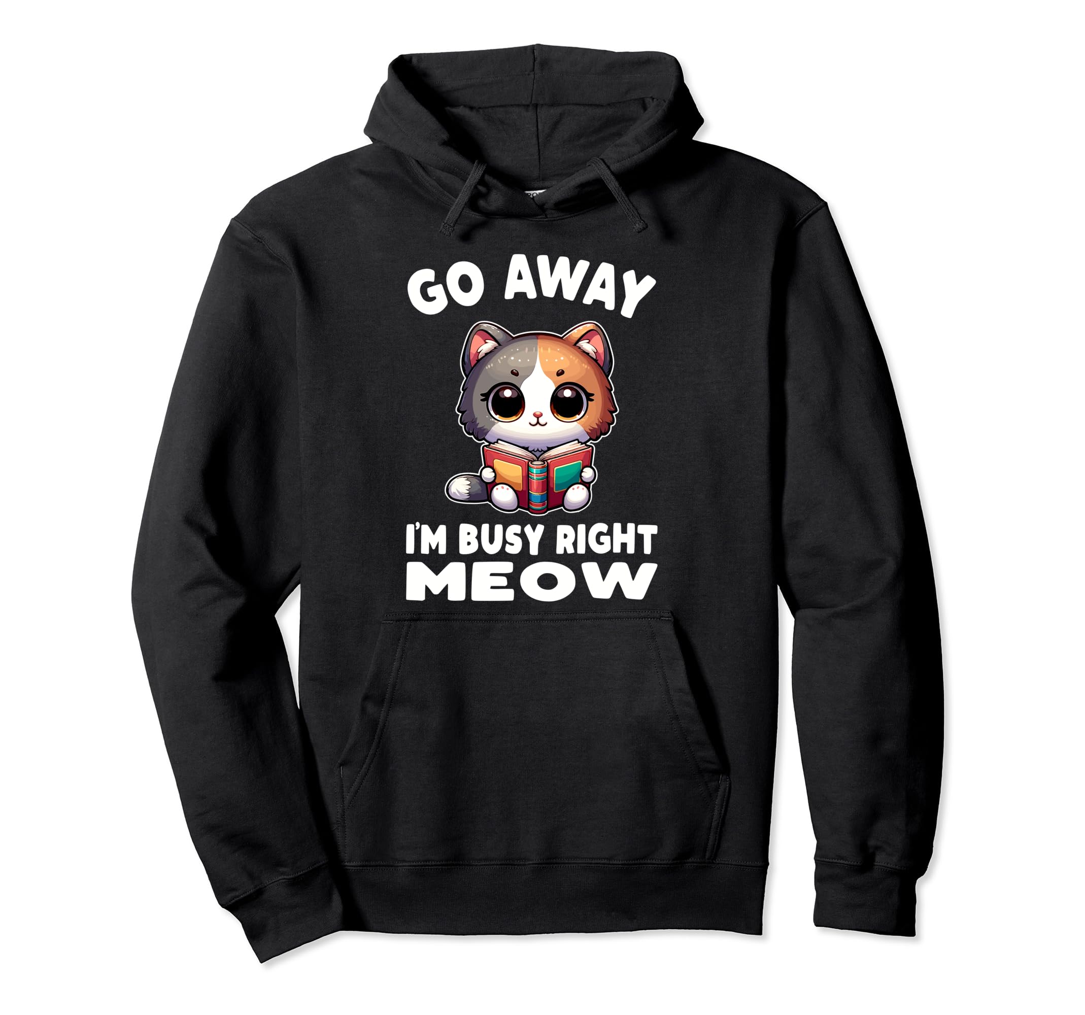 Reading Book Cat Library Reading Hoodie - Streetwear Style Men Women - T-Shirt, Sweatshirt, Hoodie