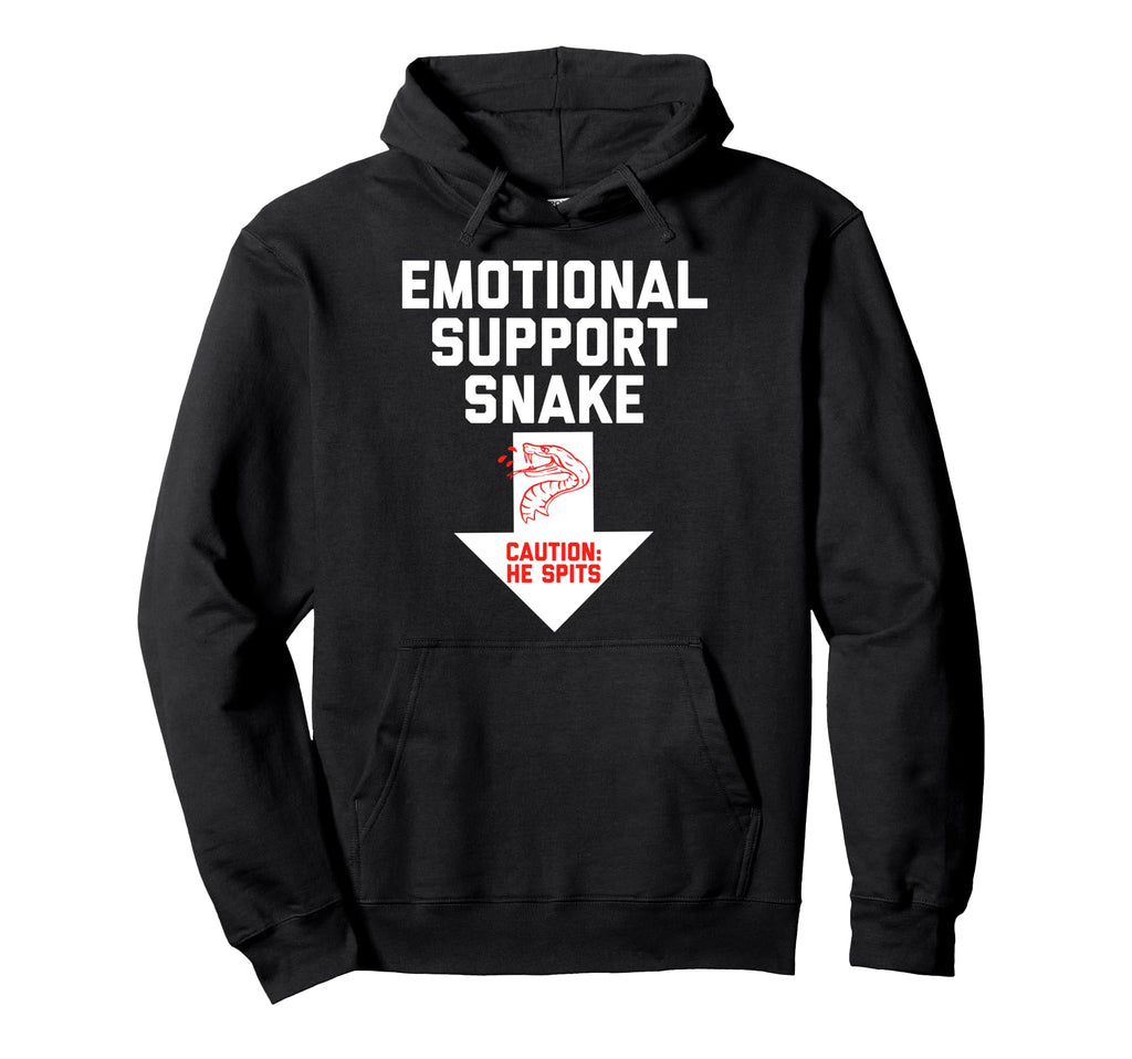 Crude Inappropriate Emotional Support Hoodie - Novelty Apparel for Adults - T-Shirt, Sweatshirt, Hoodie