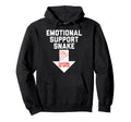 Crude Inappropriate Emotional Support Hoodie - Novelty Apparel for Adults - T-Shirt, Sweatshirt, Hoodie