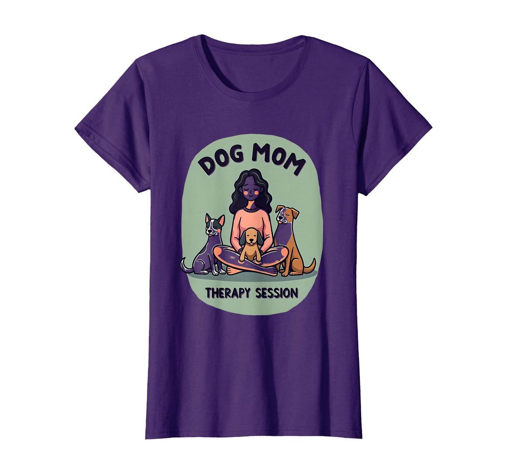 Dog Mom Therapy Session T-Shirt - Graphic Print Unisex - T-Shirt, Sweatshirt, Hoodie