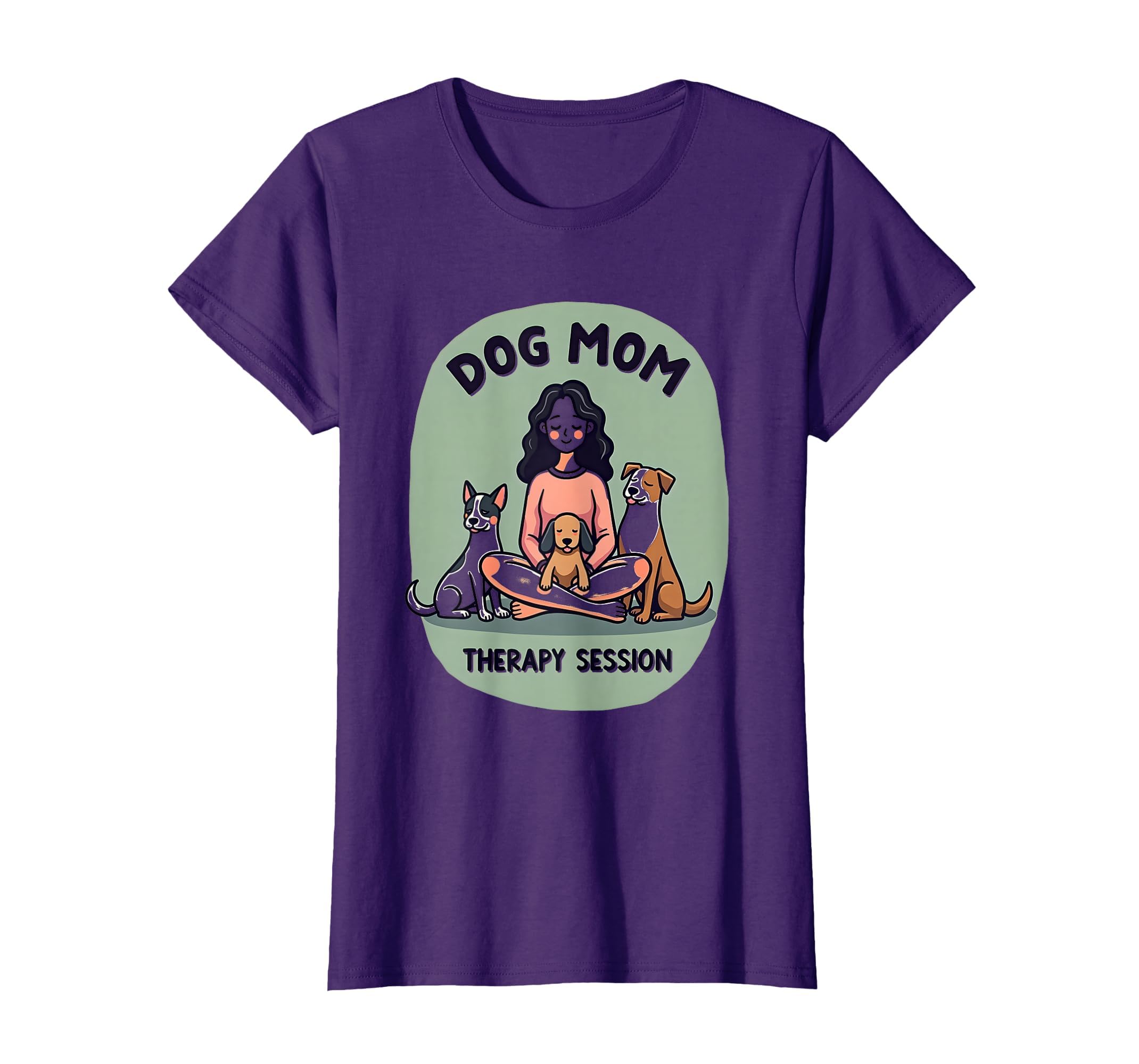 Dog Mom Therapy Session T-Shirt - Graphic Print Unisex - T-Shirt, Sweatshirt, Hoodie