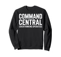 Command Central Overthinking Operated Sweatshirt - Unique Graphic Men Women - T-Shirt, Sweatshirt, Hoodie