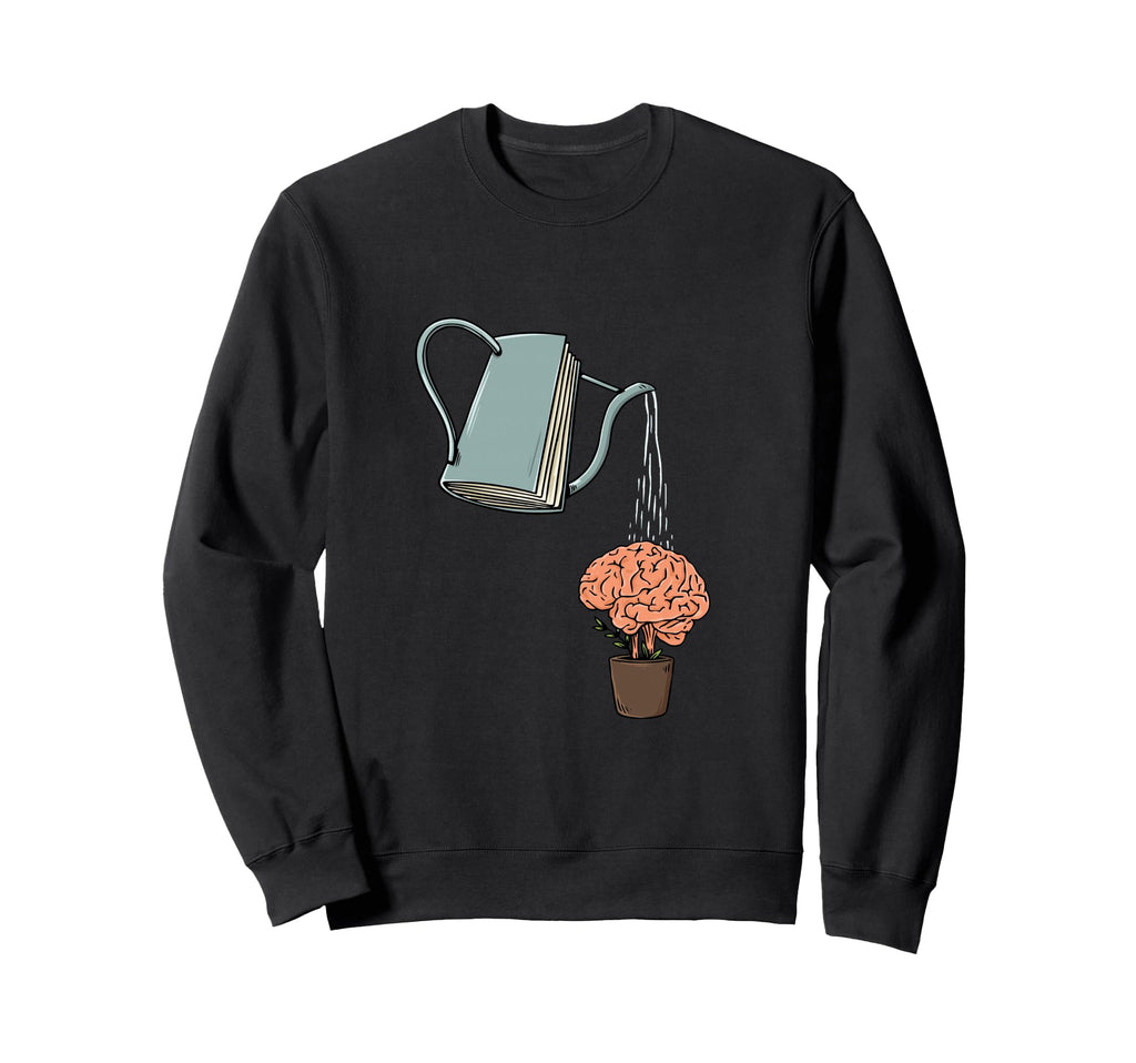 Reading Book Nerd Designs Librarian Sweatshirt - Trendy Graphic Men Women - T-Shirt, Sweatshirt, Hoodie