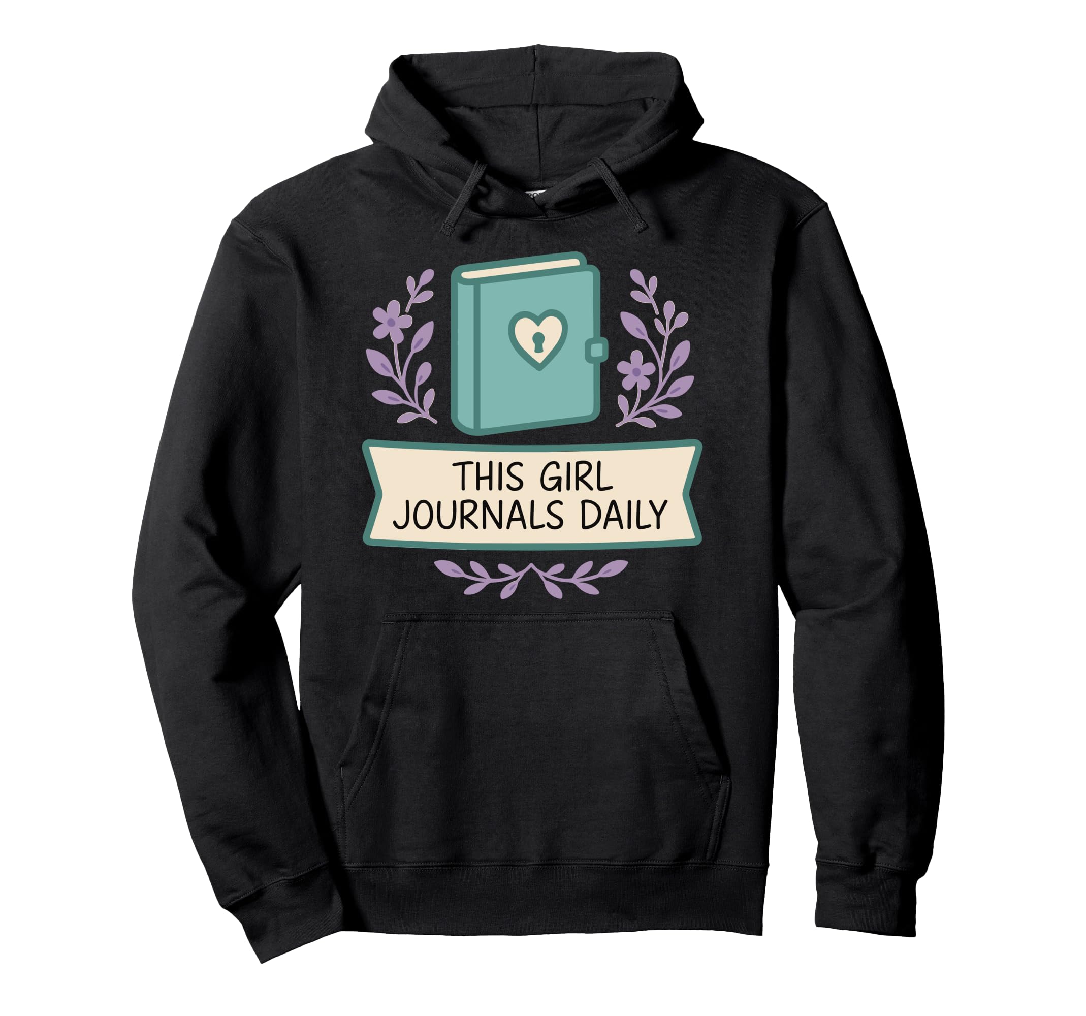 Mindfulness Journaling Self Care Mental Hoodie - Graphic Print Unisex - T-Shirt, Sweatshirt, Hoodie