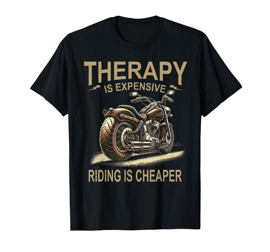 Lover Rider Therapy Motorcycle Lovers T-Shirt - Minimalist Print Men Women - T-Shirt, Sweatshirt, Hoodie